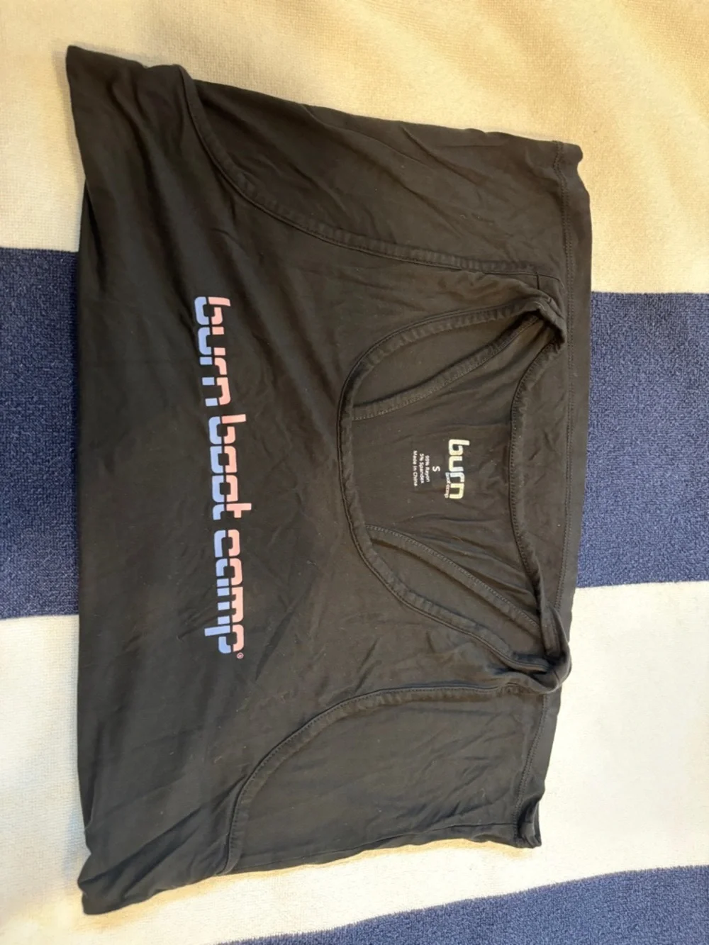burn boot camp Women’s Black Racerback Tank Top - Picture 3 of 3